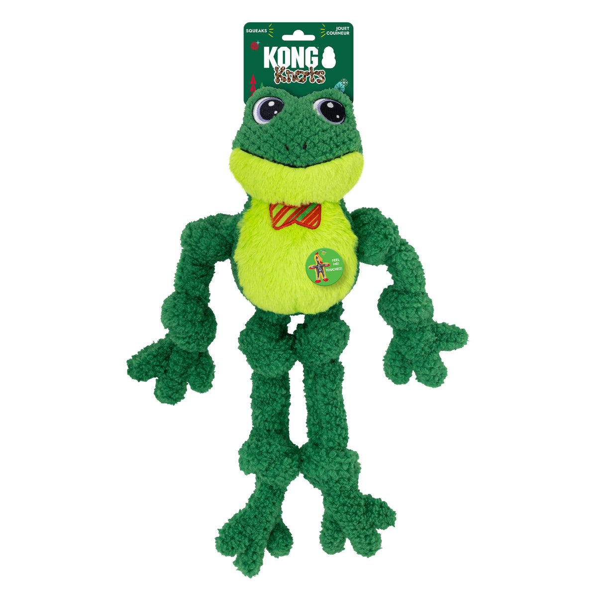 KONG Christmas Holiday Plush Soft Dog Toys