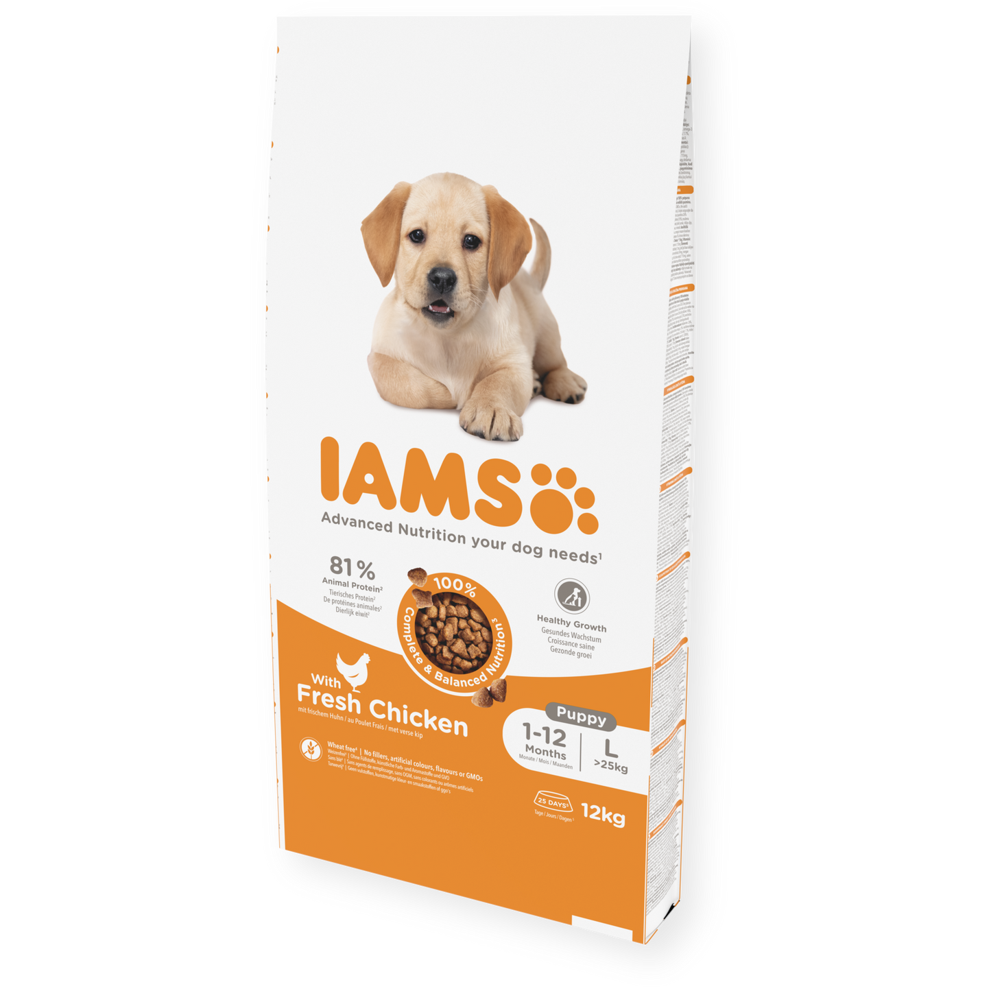 IAMS Advanced Nutrition Puppy Large Fresh Chicken 12kg