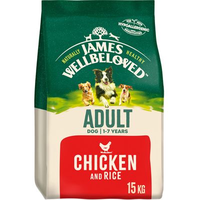 James Wellbeloved Chicken & Rice 15kg