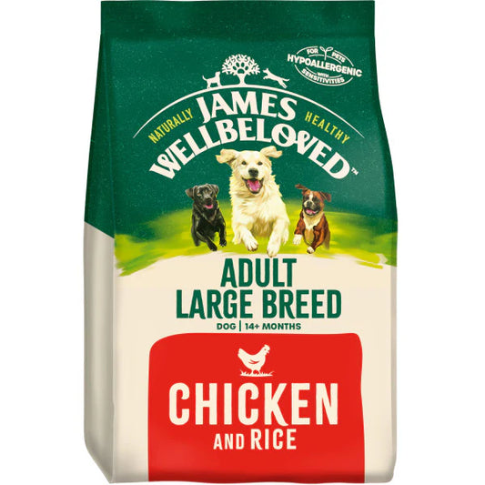 James Wellbeloved Large Breed Chicken & Rice 15kg