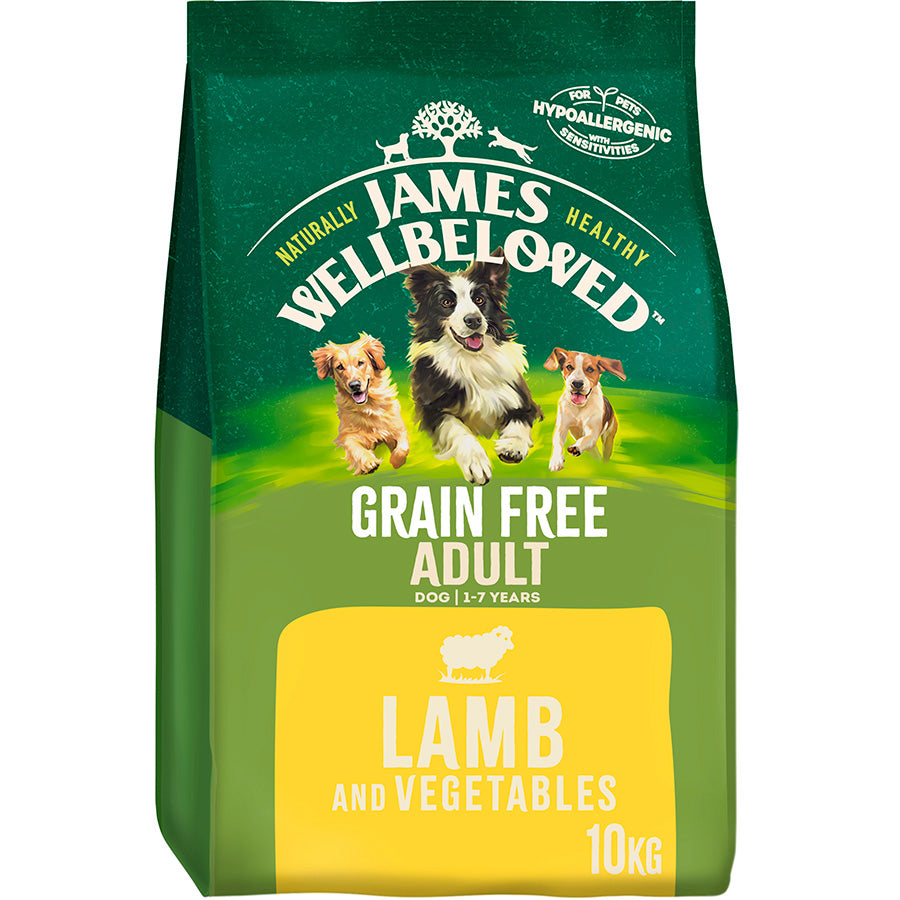 James Wellbeloved Grain Free Lamb & Veg 10kg