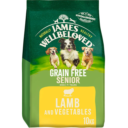 James Wellbeloved Grain Free Senior Lamb & Veg 10kg