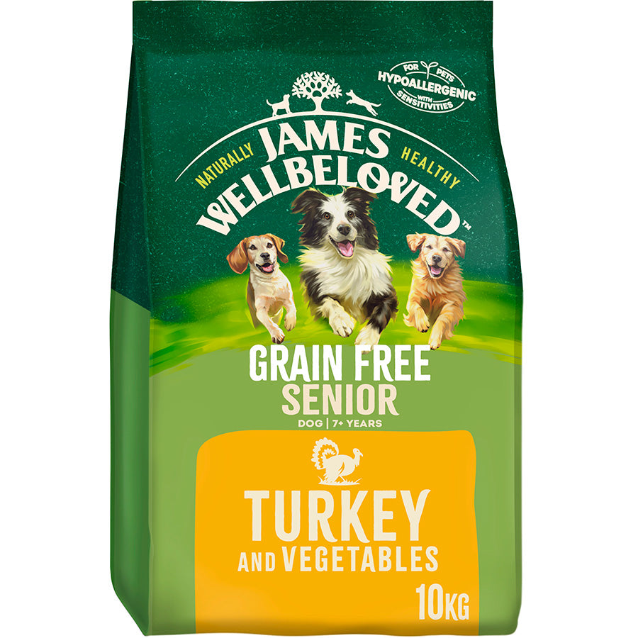 James Wellbeloved Grain Free Senior Turkey & Veg 10kg