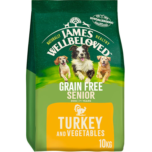 James Wellbeloved Grain Free Senior Turkey & Veg 10kg