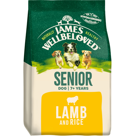 James Wellbeloved Senior Lamb & Rice 15kg