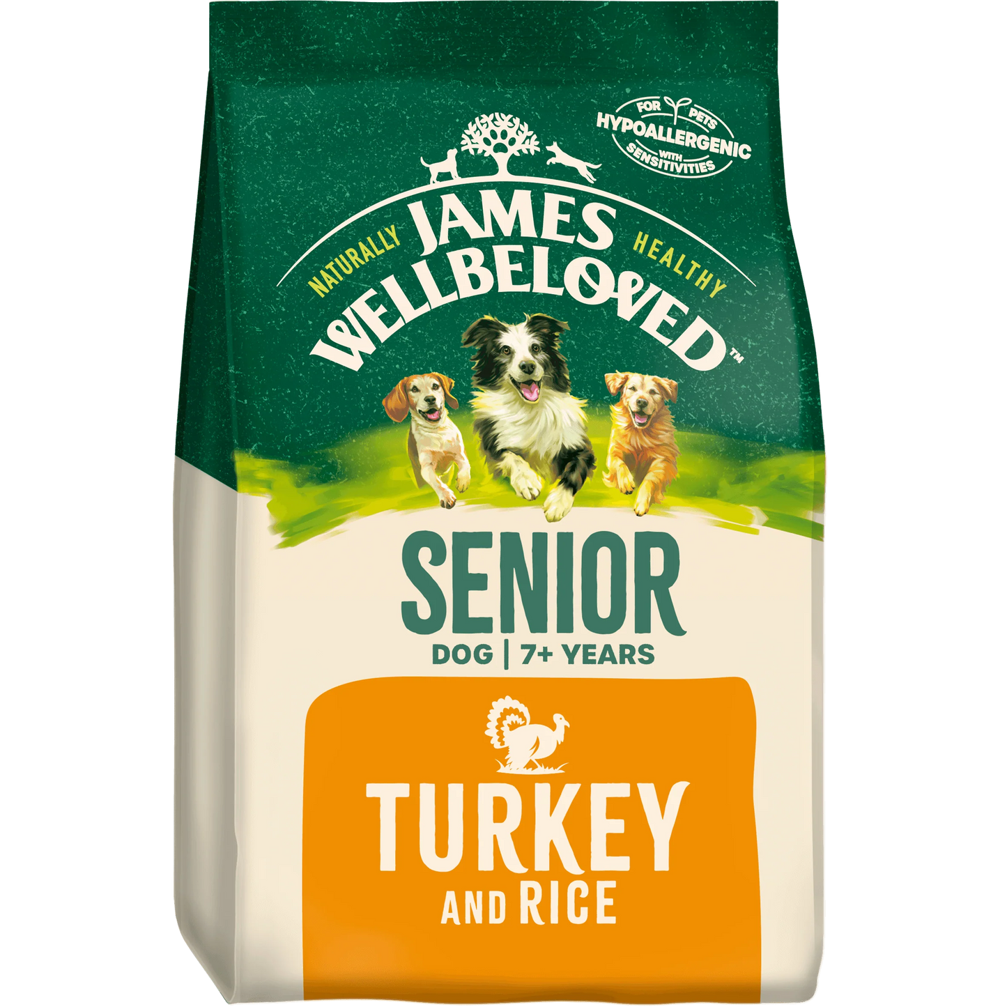 James Wellbeloved Senior Turkey & Rice 15kg