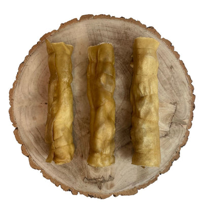 Buffalo & Camel Skin Jumbo Rolls (Natural Dog Treats)