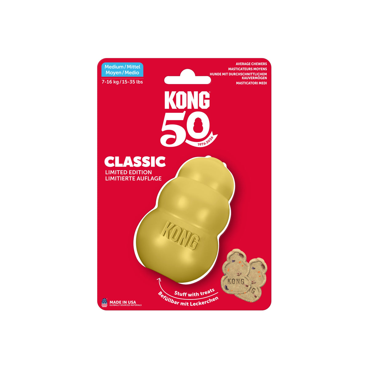 KONG Classic Gold Limited Edition - 3 Sizes