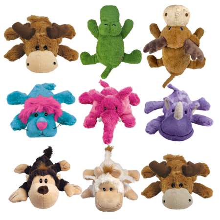 KONG Cozie Plush Soft Cuddly Dog Toy Range
