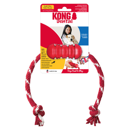 KONG Squeezz Dental Stick & KONG Dental with Rope Toys