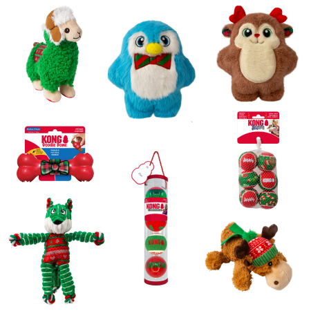KONG Holiday Christmas Dog Toy Range - Limited Stock