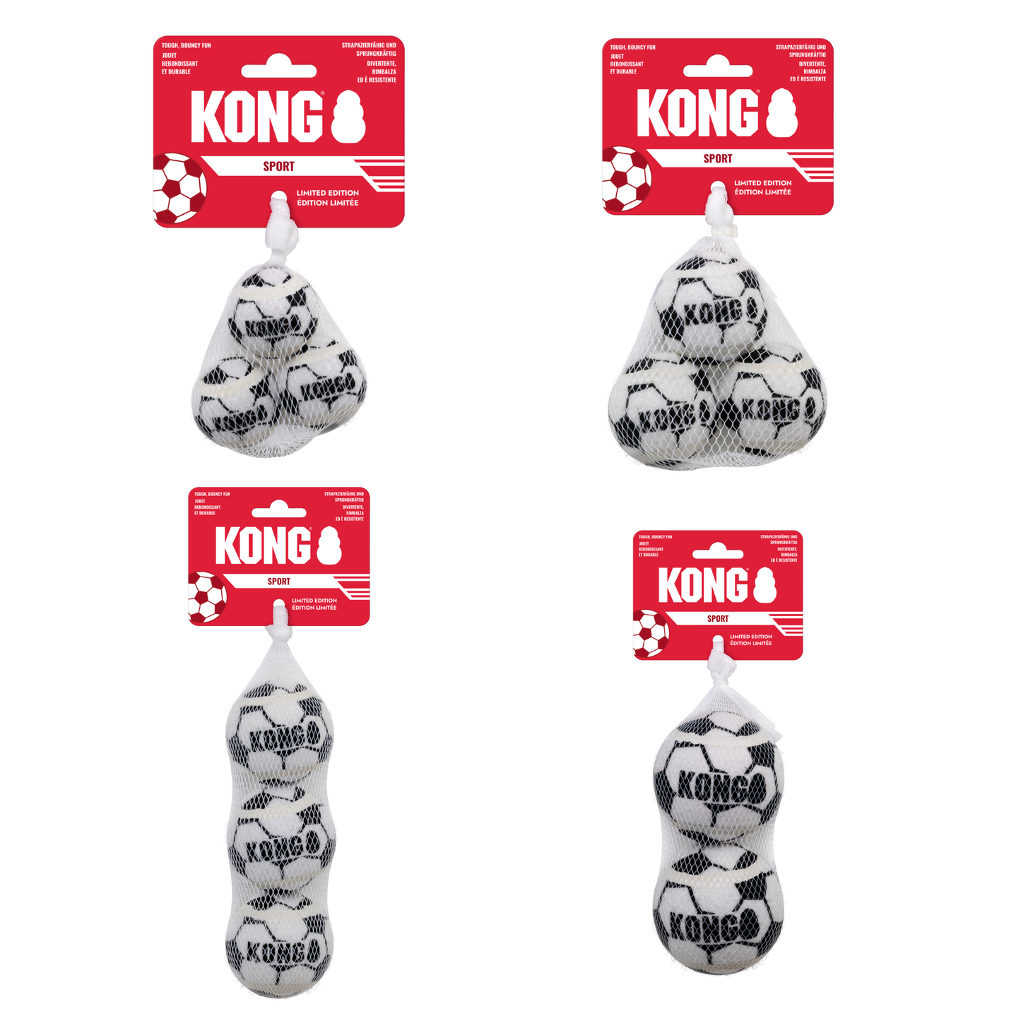 KONG Sport Soccer Balls, 4 Sizes World Cup 2026 Limited Edition