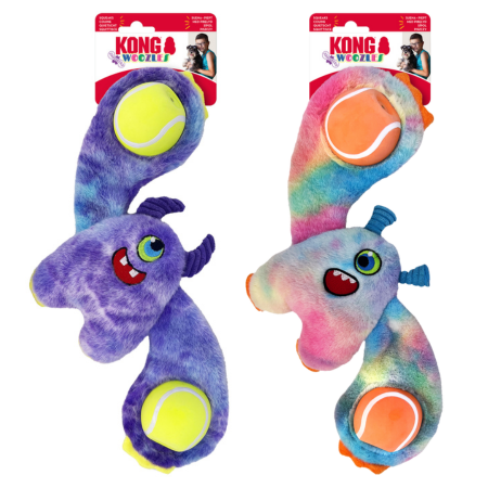 KONG Woozles Monster Plush Dog Toys