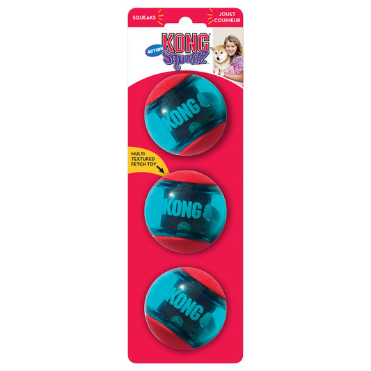 KONG Squeezz Action Ball - 3 Sizes