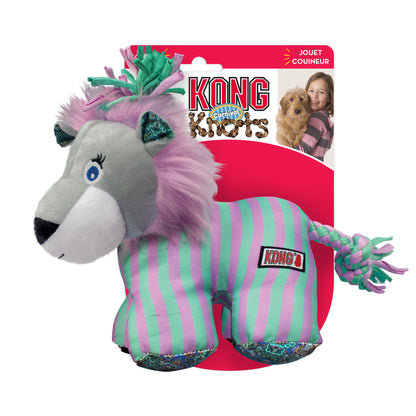 KONG Knots Carnival Elephant & Lion Soft Dog Toys
