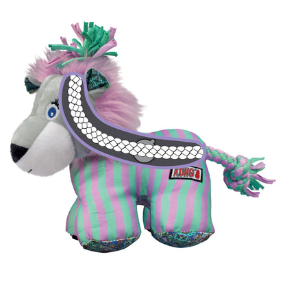 KONG Knots Carnival Elephant & Lion Soft Dog Toys