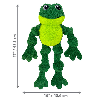 KONG Knots Frog XL Soft Plush Dog Toy