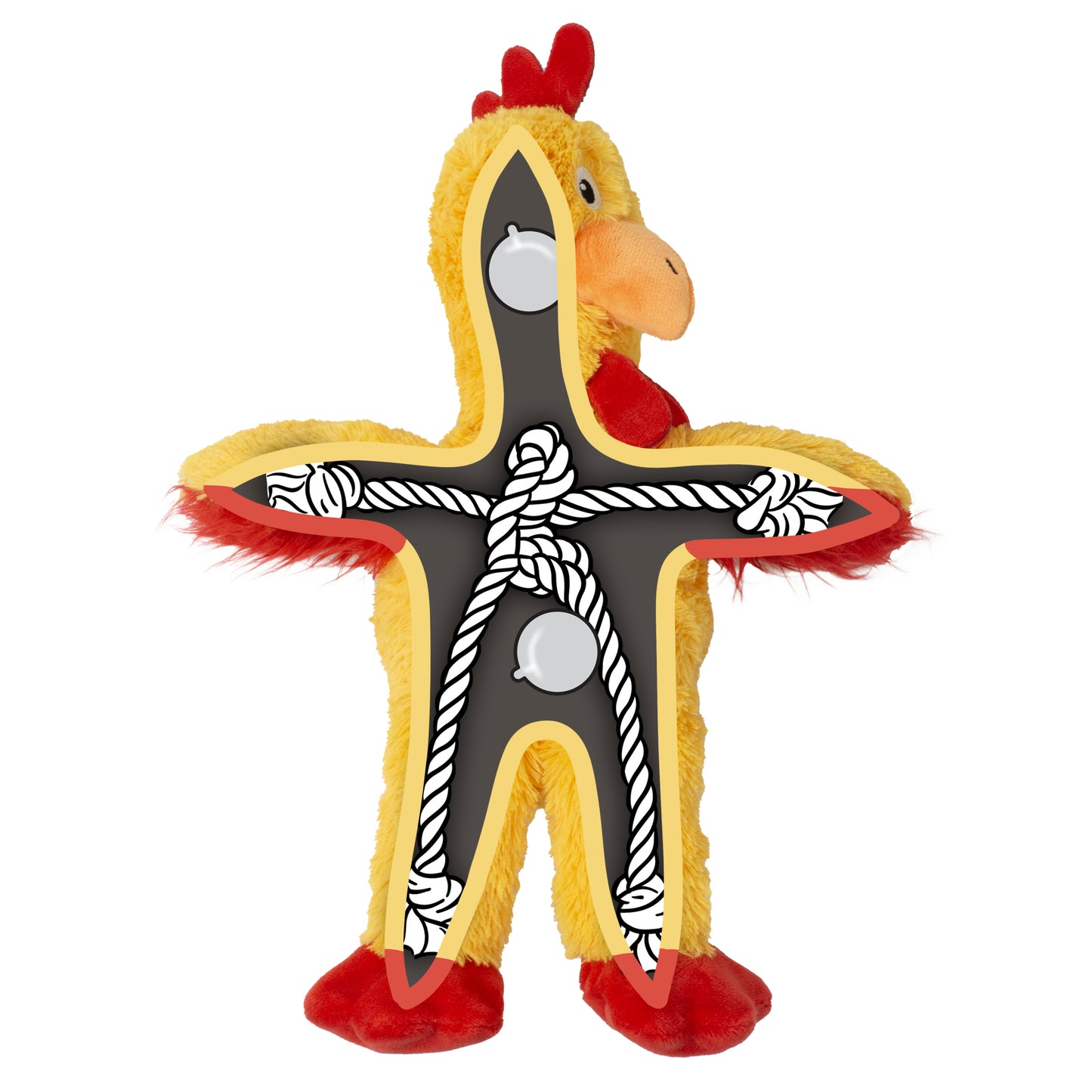 KONG Knots Chicken - 2 Sizes