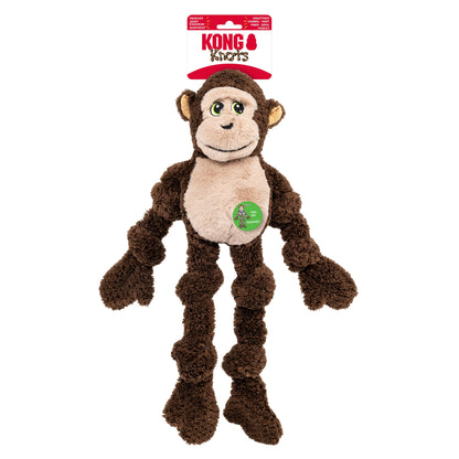 KONG Knots Frog & Monkey XL Soft Plush Dog Toys