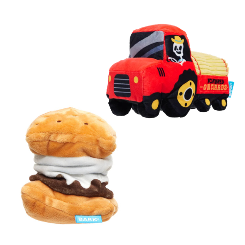 BARK More S'Mores & Oldest McDonald Dog Toys
