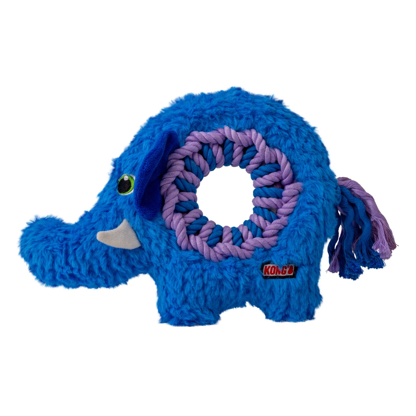 KONG Ringaroo Elephant & Pig Plush Rope Toys