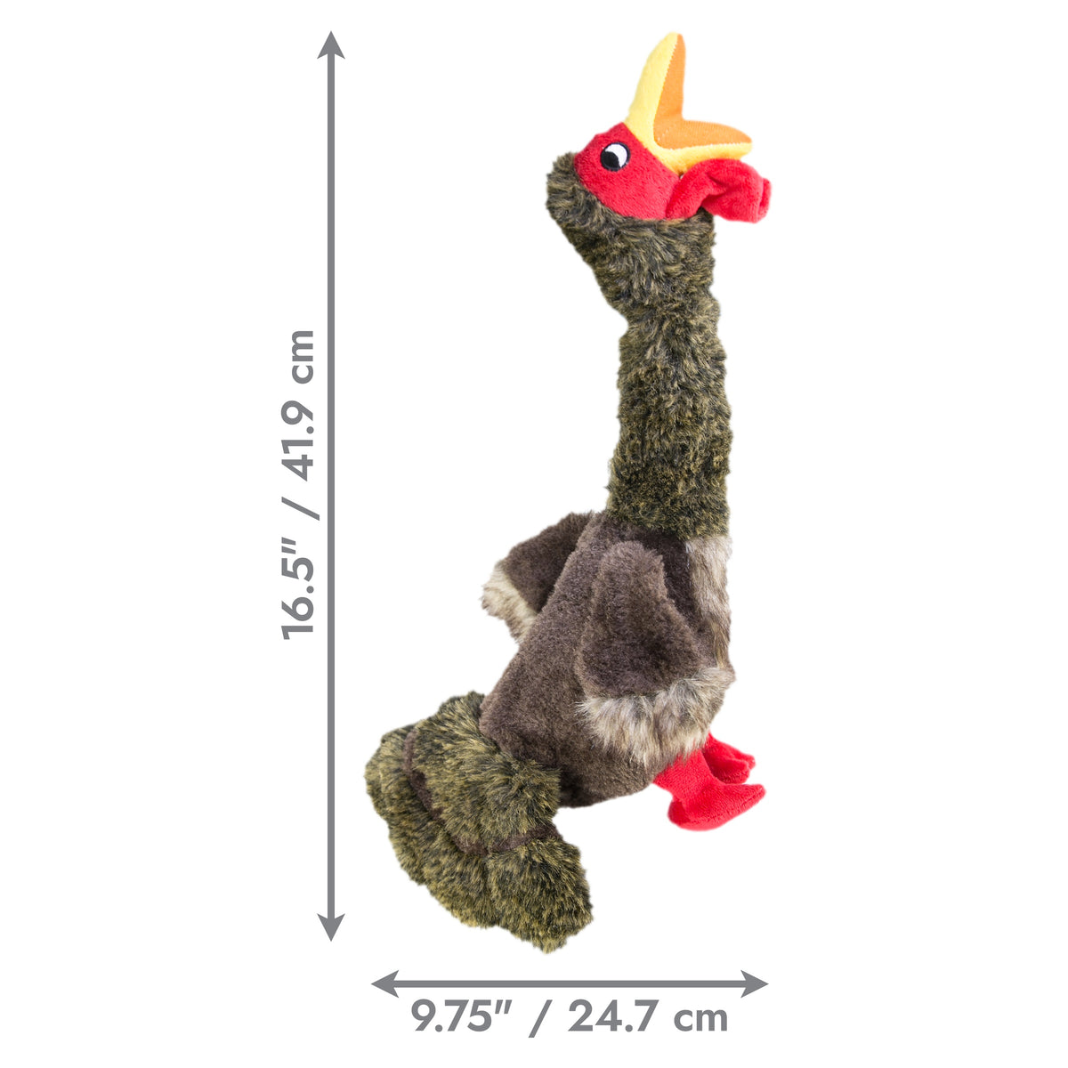 KONG Shakers Honkers Duck, Flamingo & Turkey - 2 Sizes
