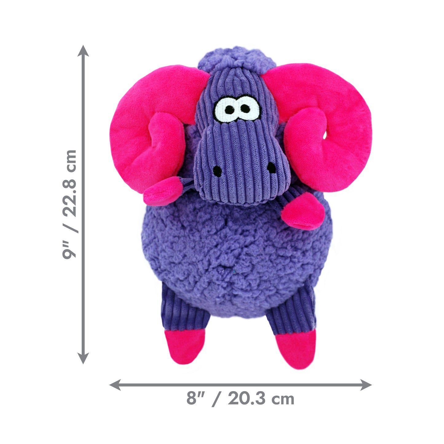 KONG Sherps Llama and Donkey & KONG Sherps Floofs Bighorn, Moose and Sheep Plush Soft Dog Toys