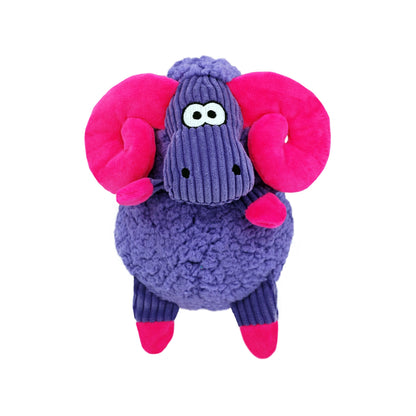 KONG Sherps Llama and Donkey & KONG Sherps Floofs Bighorn, Moose and Sheep Plush Soft Dog Toys