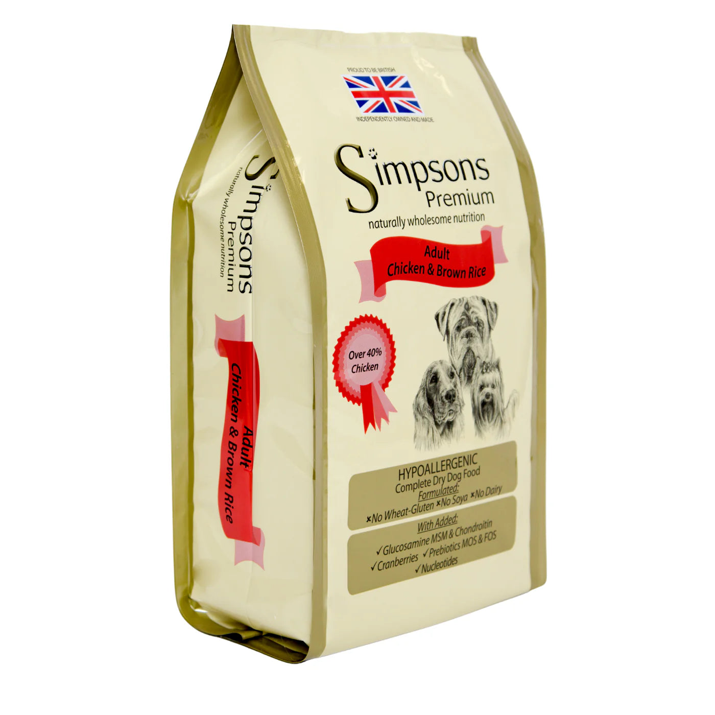 Simpsons Premium Chicken & Brown Rice 12kg