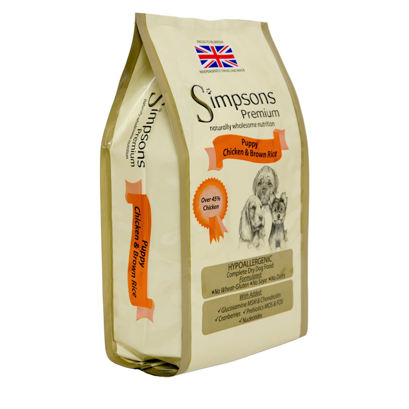 Simpsons Premium Puppy Chicken & Brown Rice 12kg