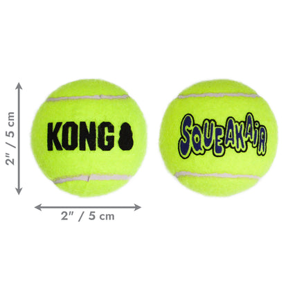 KONG Squeakair Balls, 4 Sizes plus Squeakair Ball with Rope