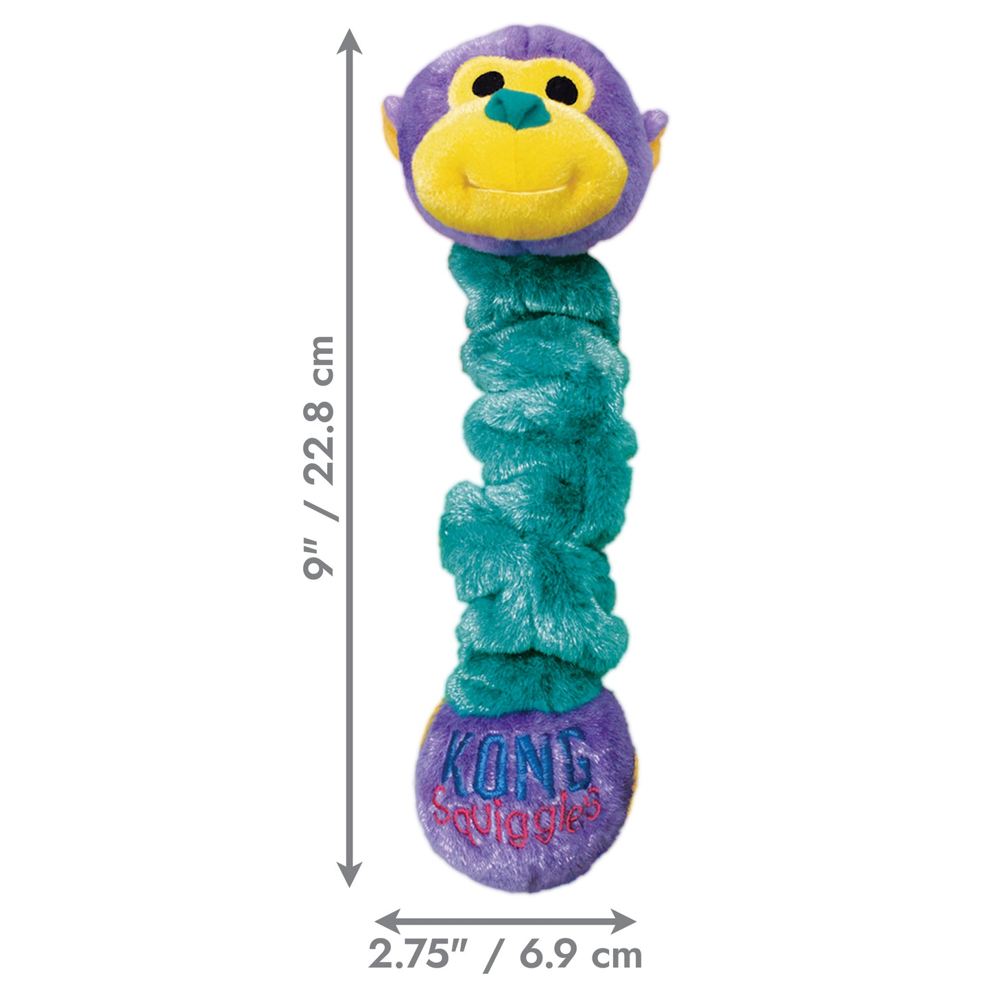 KONG Squiggles Soft Dog Toys - 2 Sizes