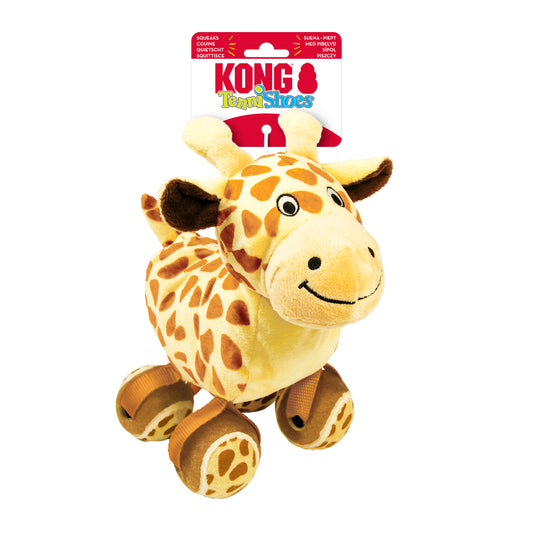 KONG TenniShoes Giraffe Dog Toy - 2 Sizes