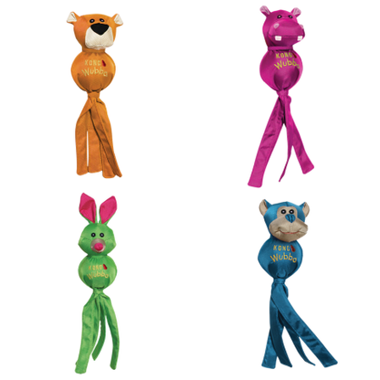 KONG Wubba Ballistic Friends - 2 Sizes, 3 Colours Dog Toy