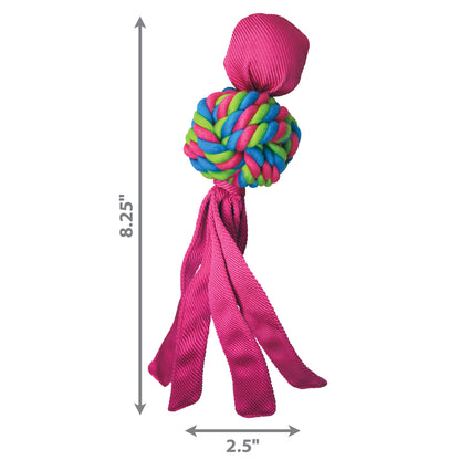 KONG Wubba Weaves - 2 Sizes, 3 Colours Dog Toy