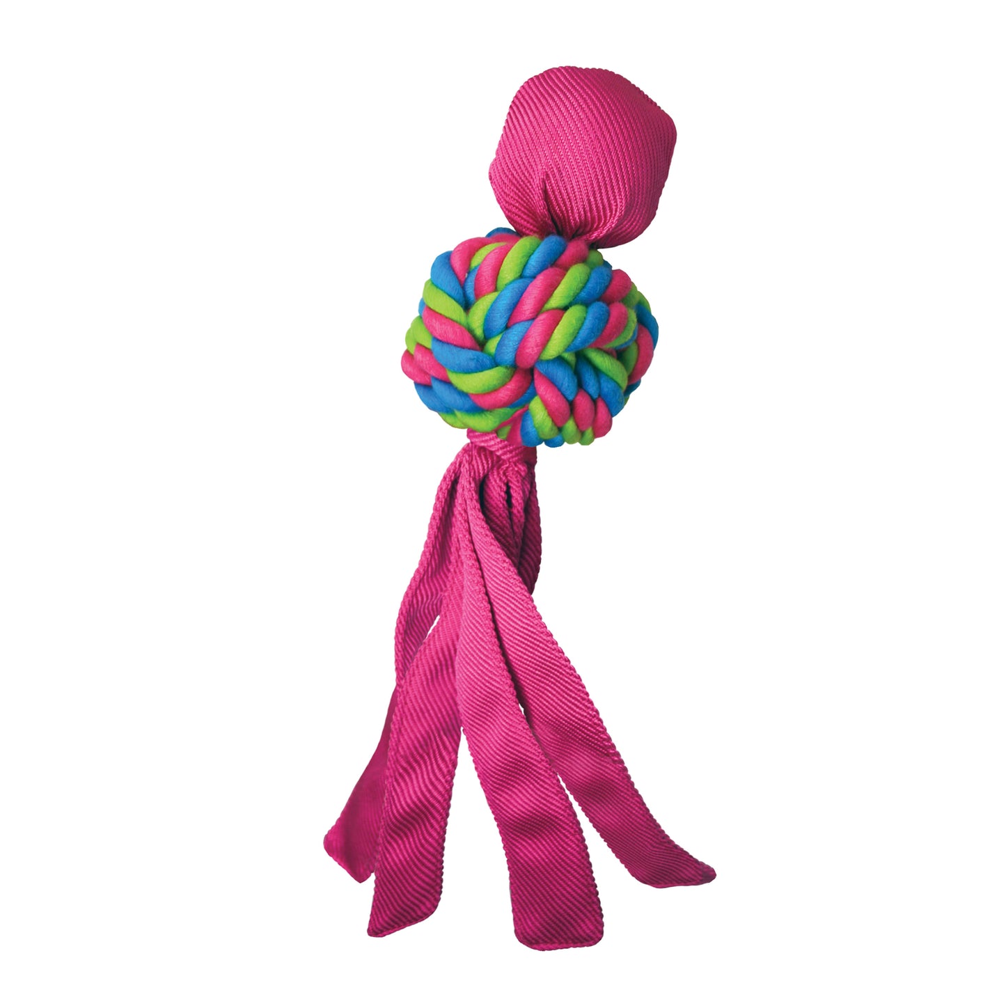 KONG Wubba Weaves - 2 Sizes, 3 Colours Dog Toy