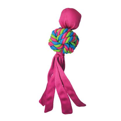 KONG Wubba Weaves - 2 Sizes, 3 Colours Dog Toy