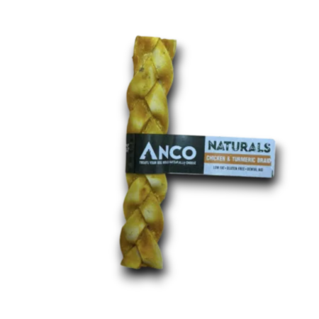 ANCO Natural Braids and Rolls - Beef, Camel, Chicken, Rabbit, Coconut, Honey, Mint & Turmeric
