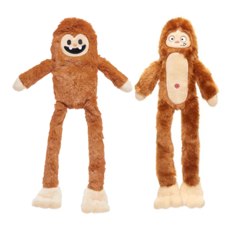BARK Hairy Henderson & Sasquatch Josh Bigfoot Thrashing Dog Toys
