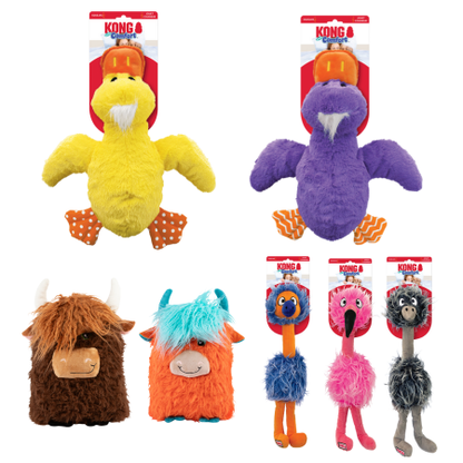 KONG Comfort Jumbo XL - Bird, Duck & Highland Cow