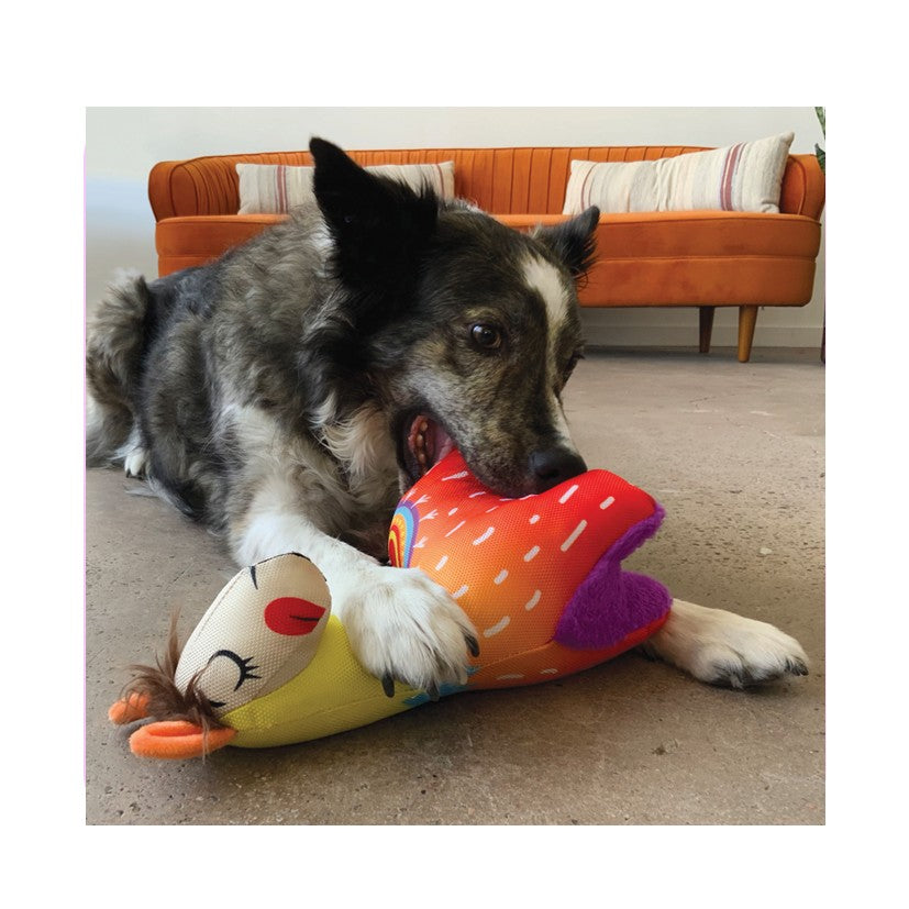 KONG Ballistic Vibez Llama - Durable Material Withstands Tough Play