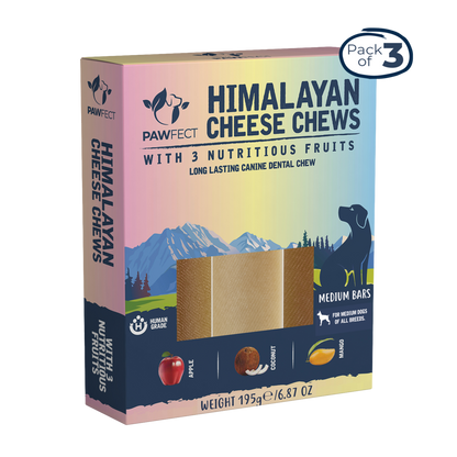 Pawfect Himalayan Cheese Dental Chews Yaks, Puff Bites & Peanut Butter