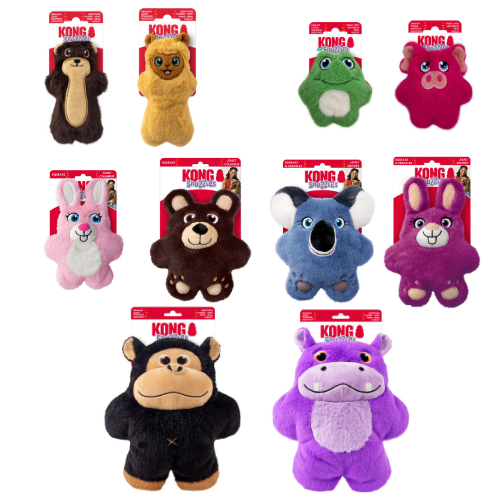 KONG Snuzzles - 10 Characters, 4 Sizes