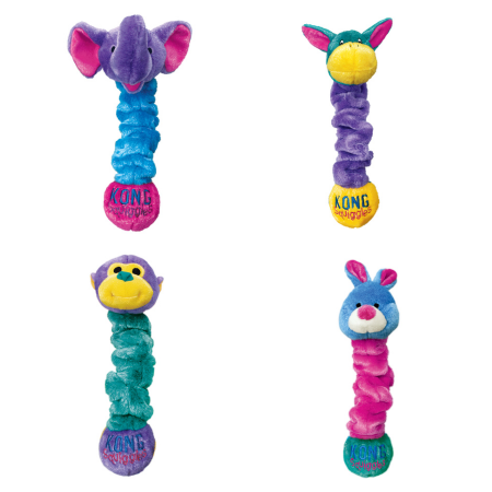 KONG Squiggles Soft Dog Toys - 2 Sizes